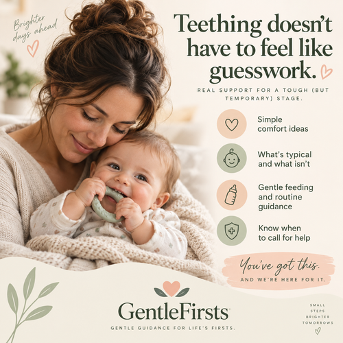 First Teeth & Gentle Teething | Baby Teething Guide + Printable Tools