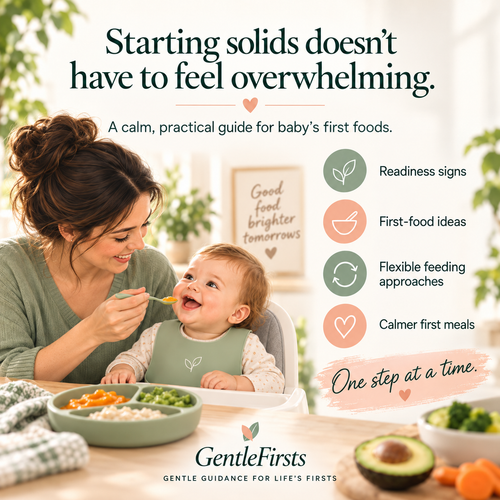 Starting Solids, One Step at a Time | Baby Feeding Guide + Printable Tools